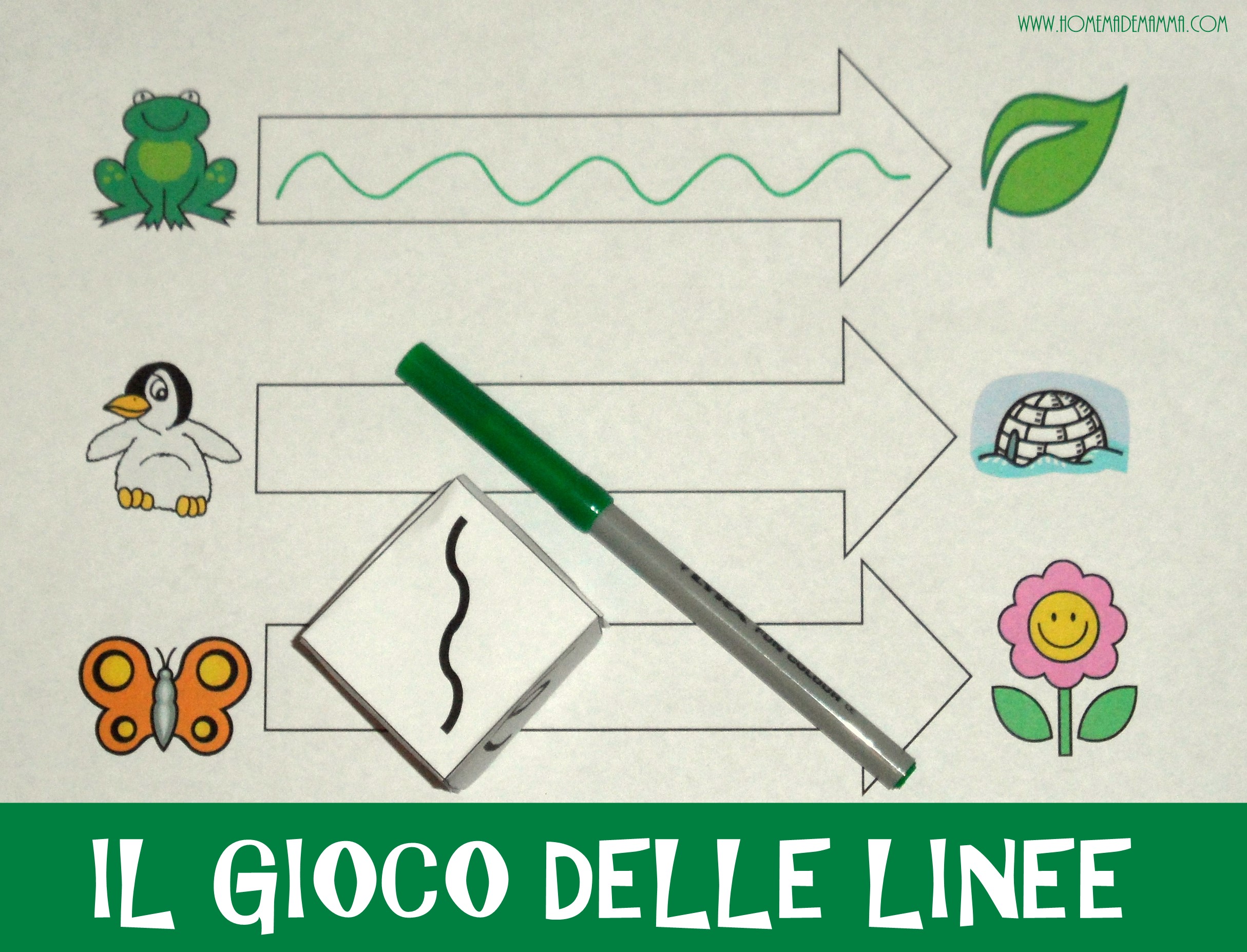 Il Gioco Delle Linee Un Divertente Gioco Di Pregrafismo