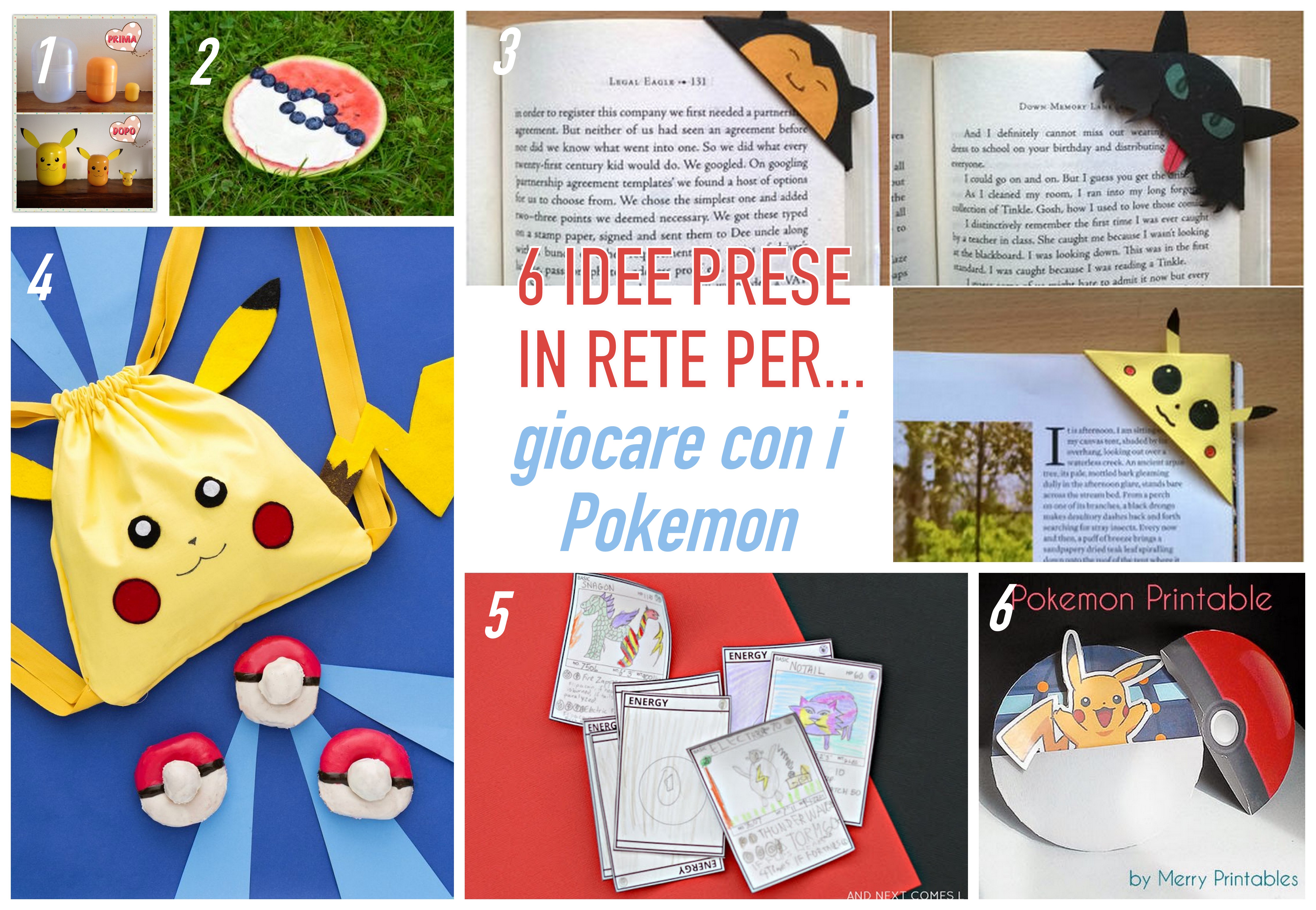 6 Idee Prese In Rete Per Giocare Con I Pokemon