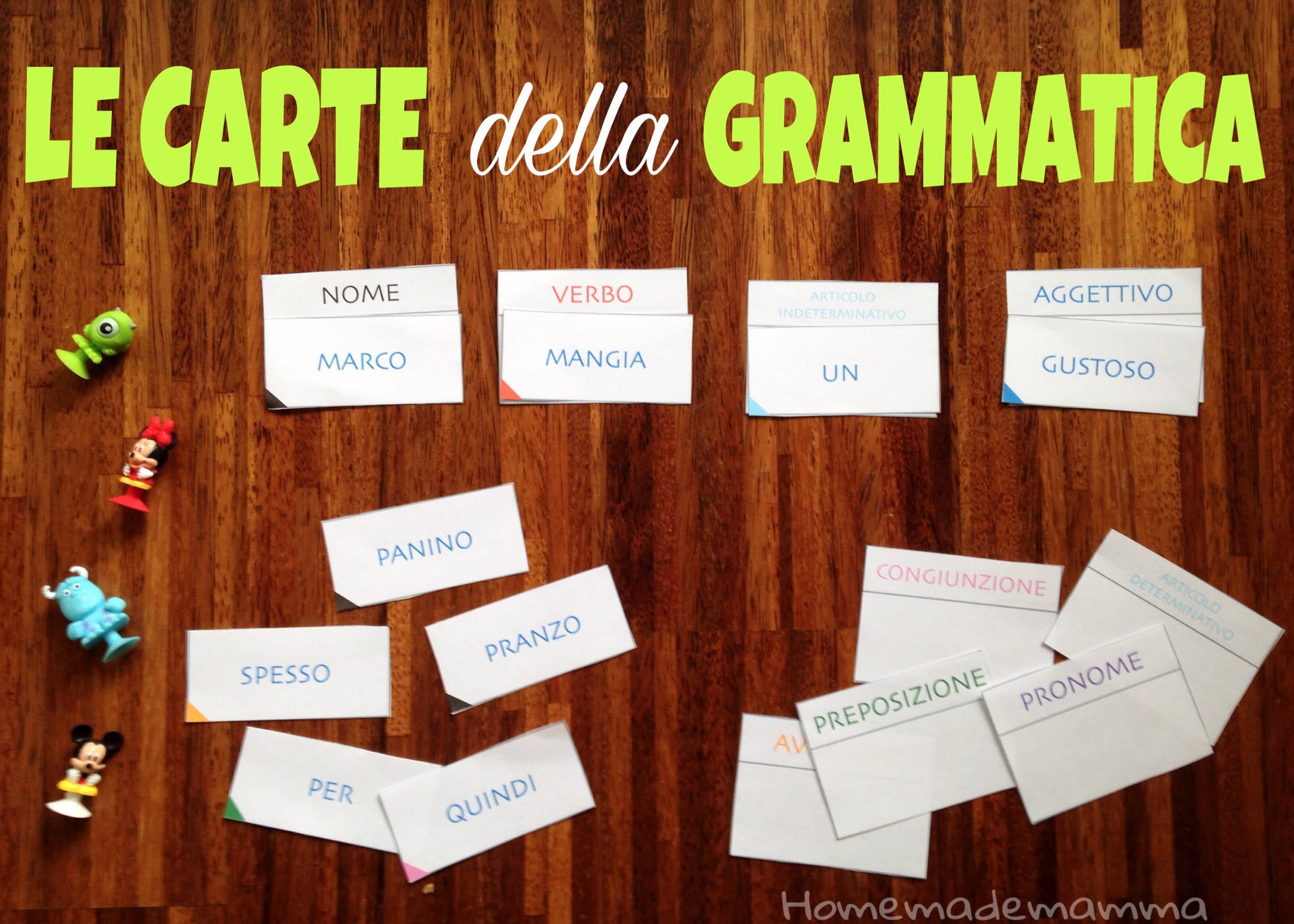 Natale Analisi Grammaticale.Le Carte Della Grammatica