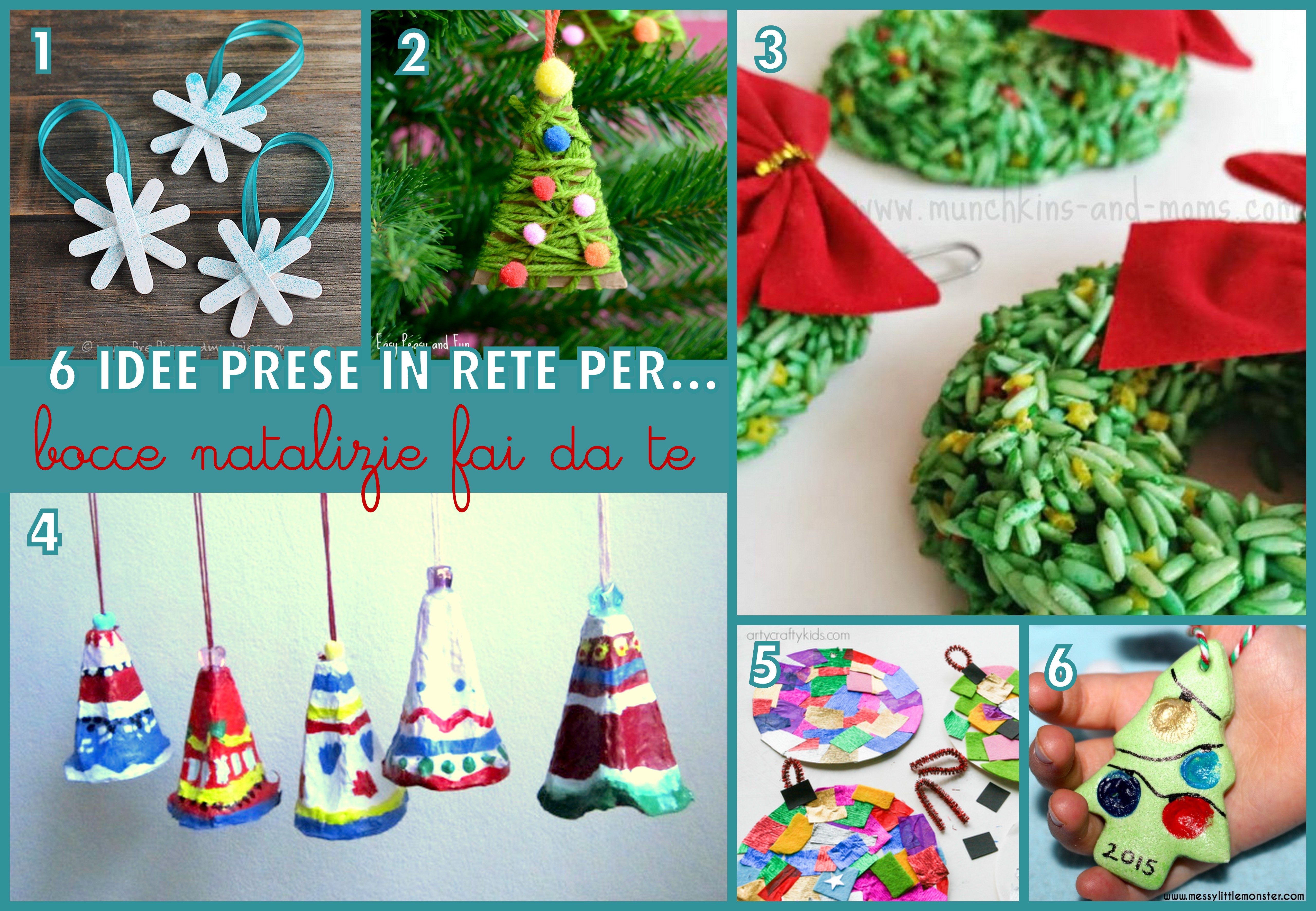 Idee Decorazioni Albero Di Natale Fai Da Te.6 Idee Prese In Rete Per Bocce Natalizie Fai Da Te