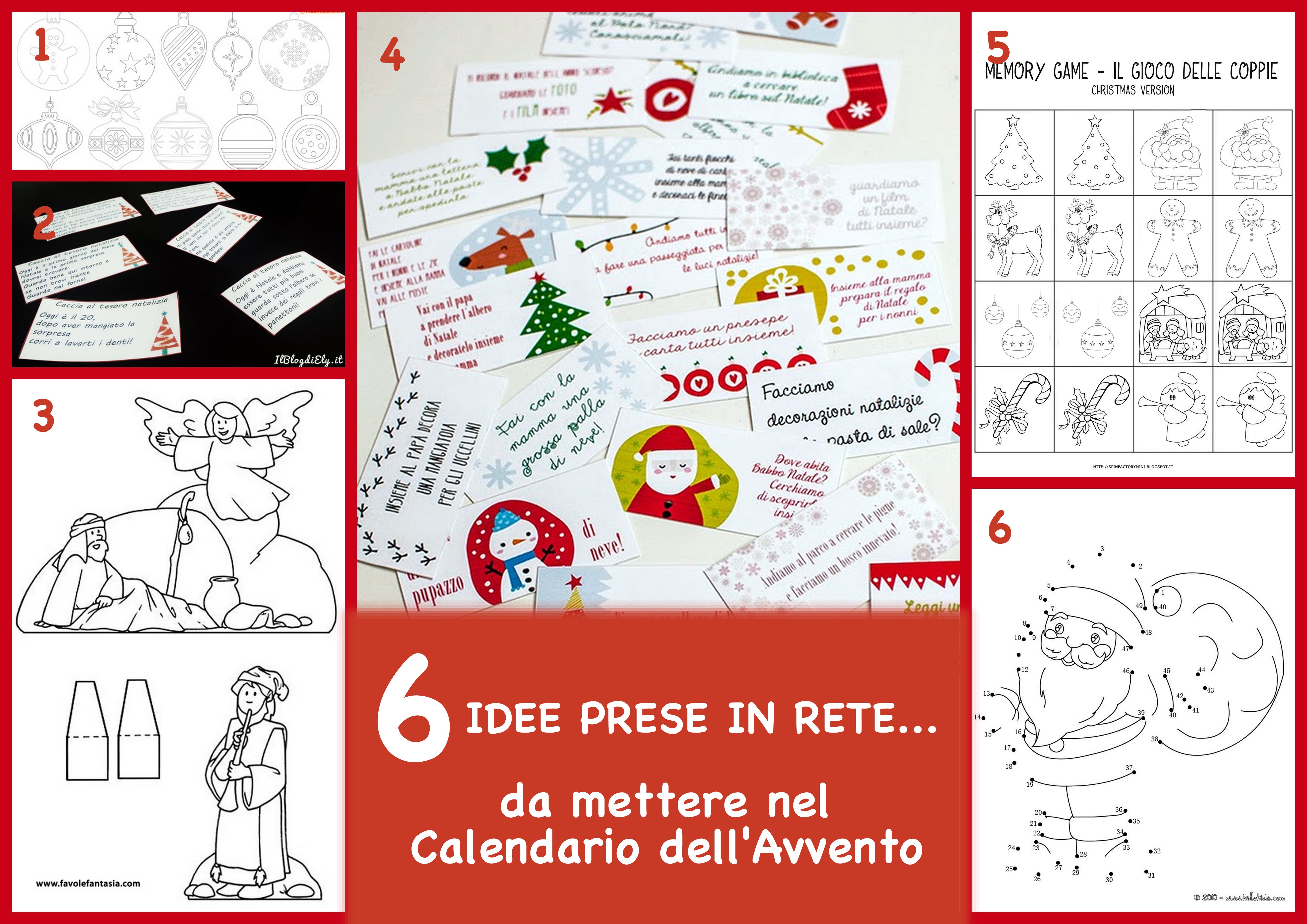 6 Idee Prese In Rete Da Mettere Nel Calendario Dell Avvento