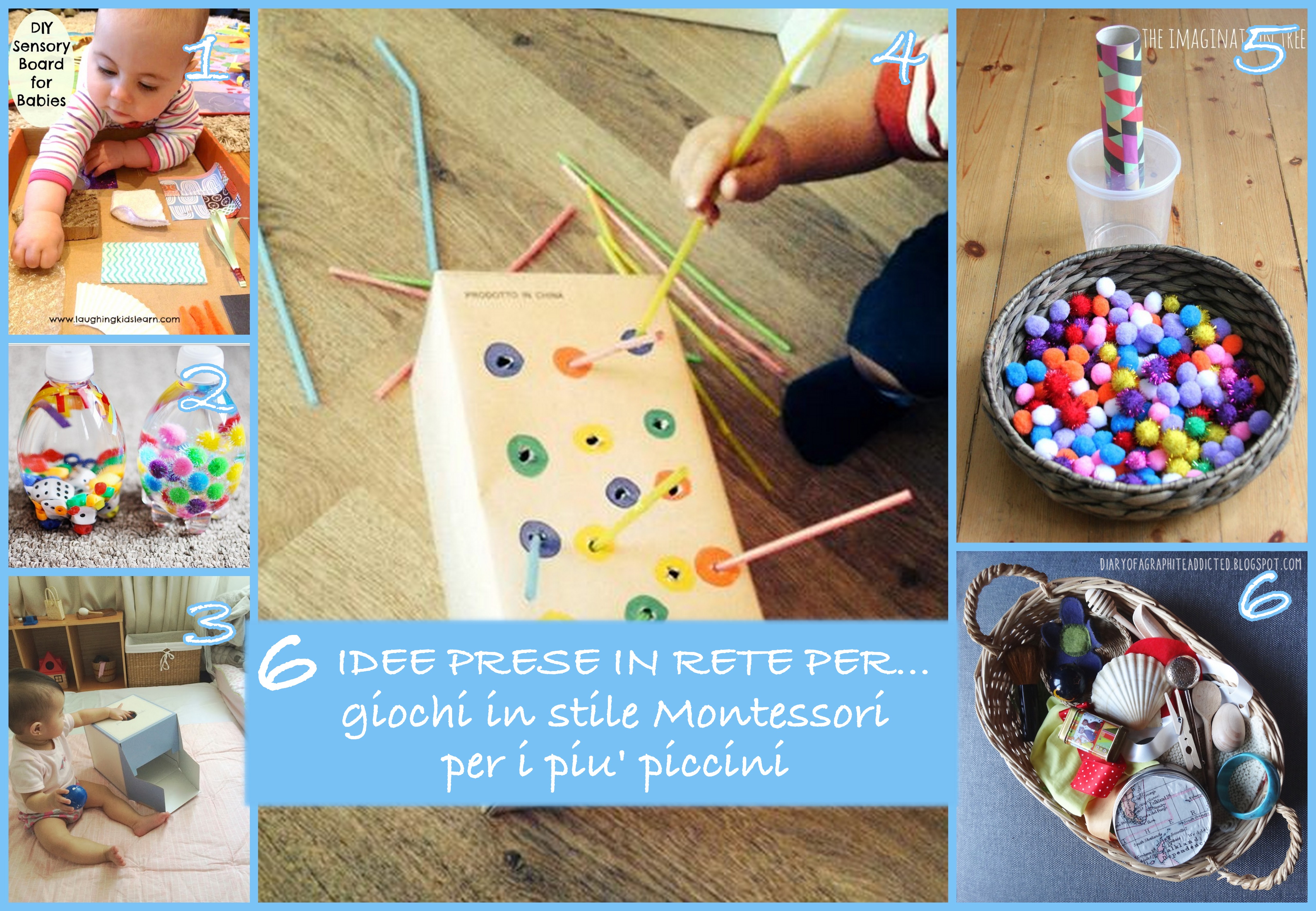 giochi montessori 4 mesi