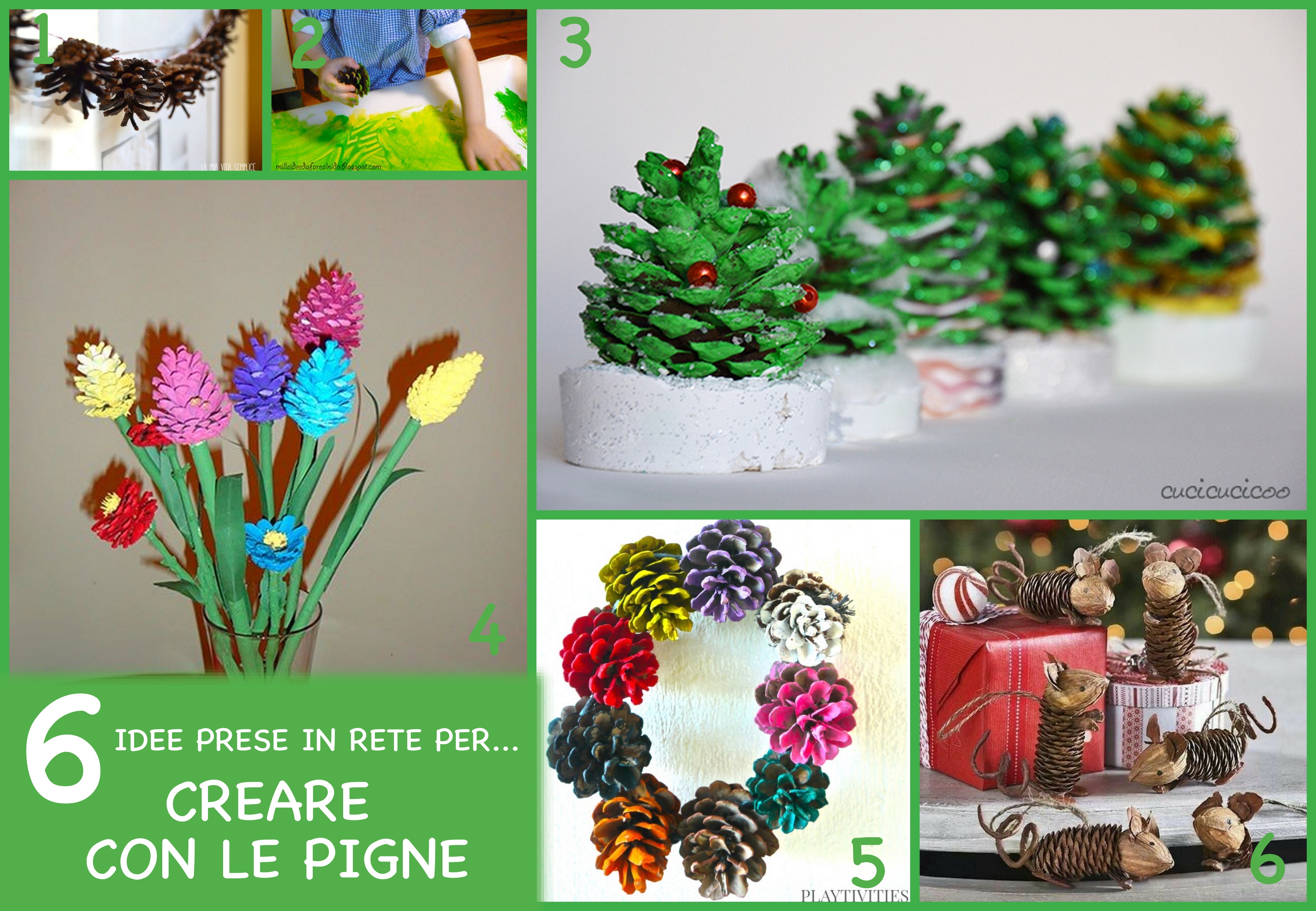 6 Idee Prese In Rete Per Creare Con Le Pigne