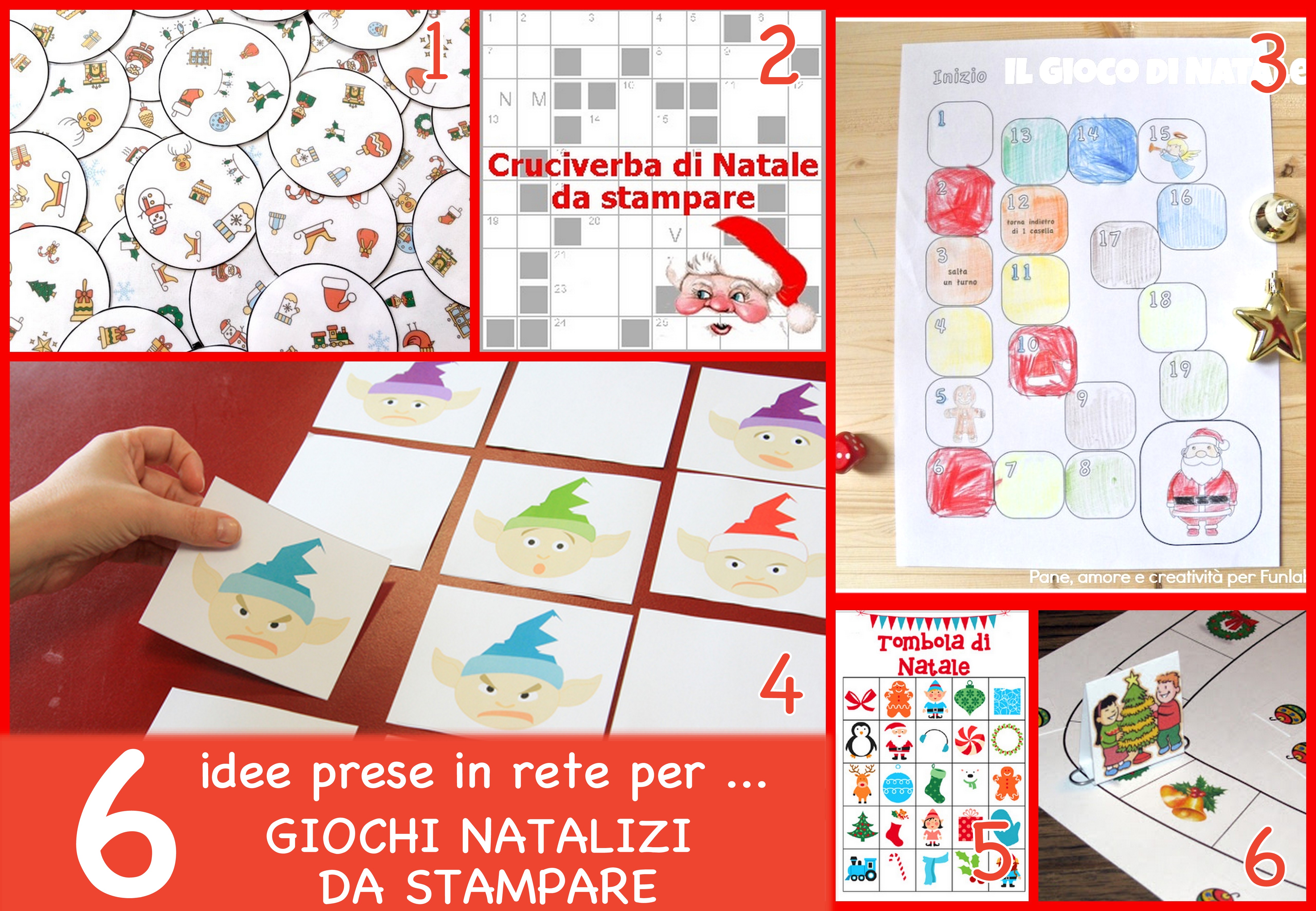 Giochi Natale.6 Idee Prese In Rete Per Giochi Natalizi Da Stampare