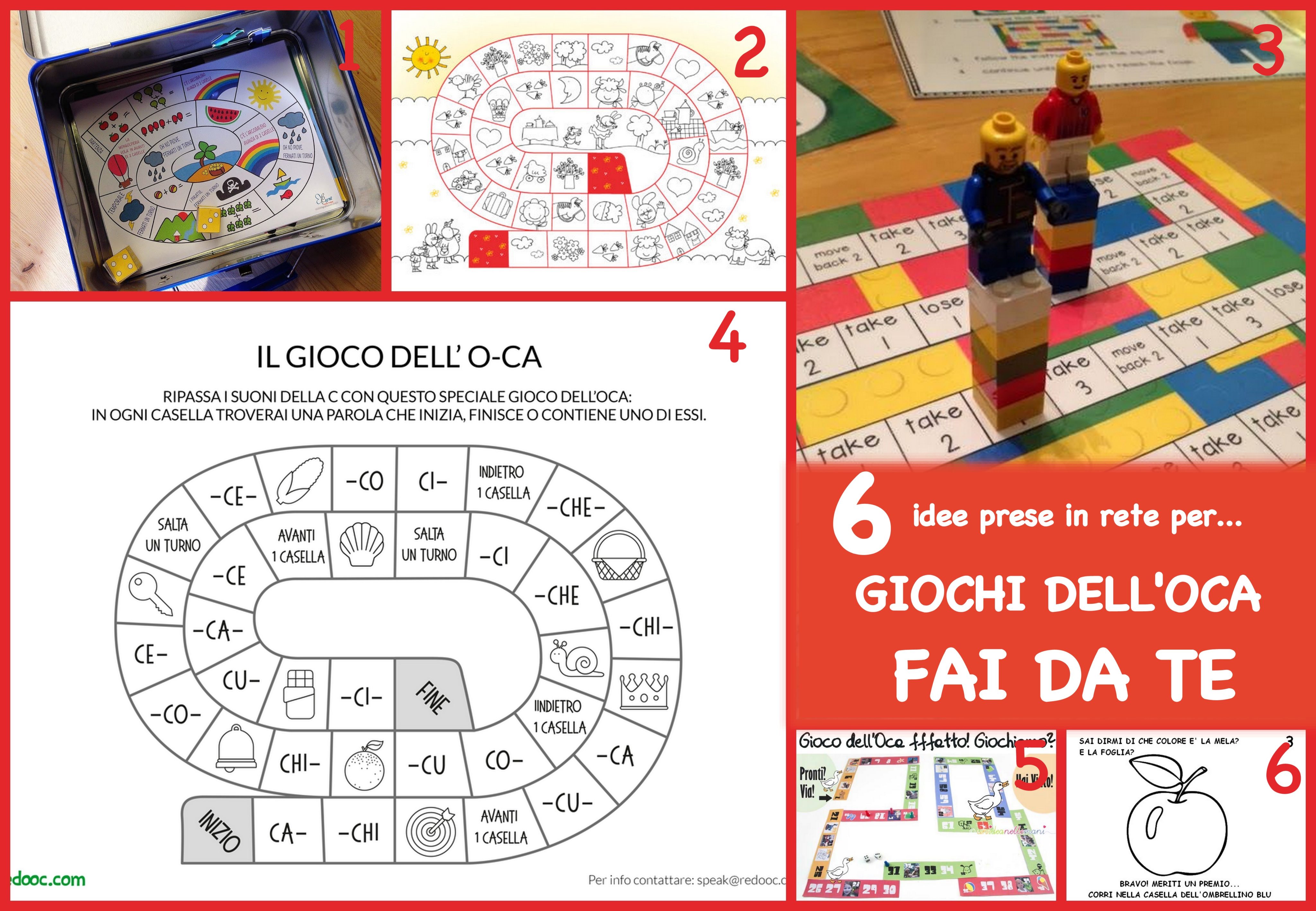 6 idee prese in rete per… giochi dell'oca fai da te