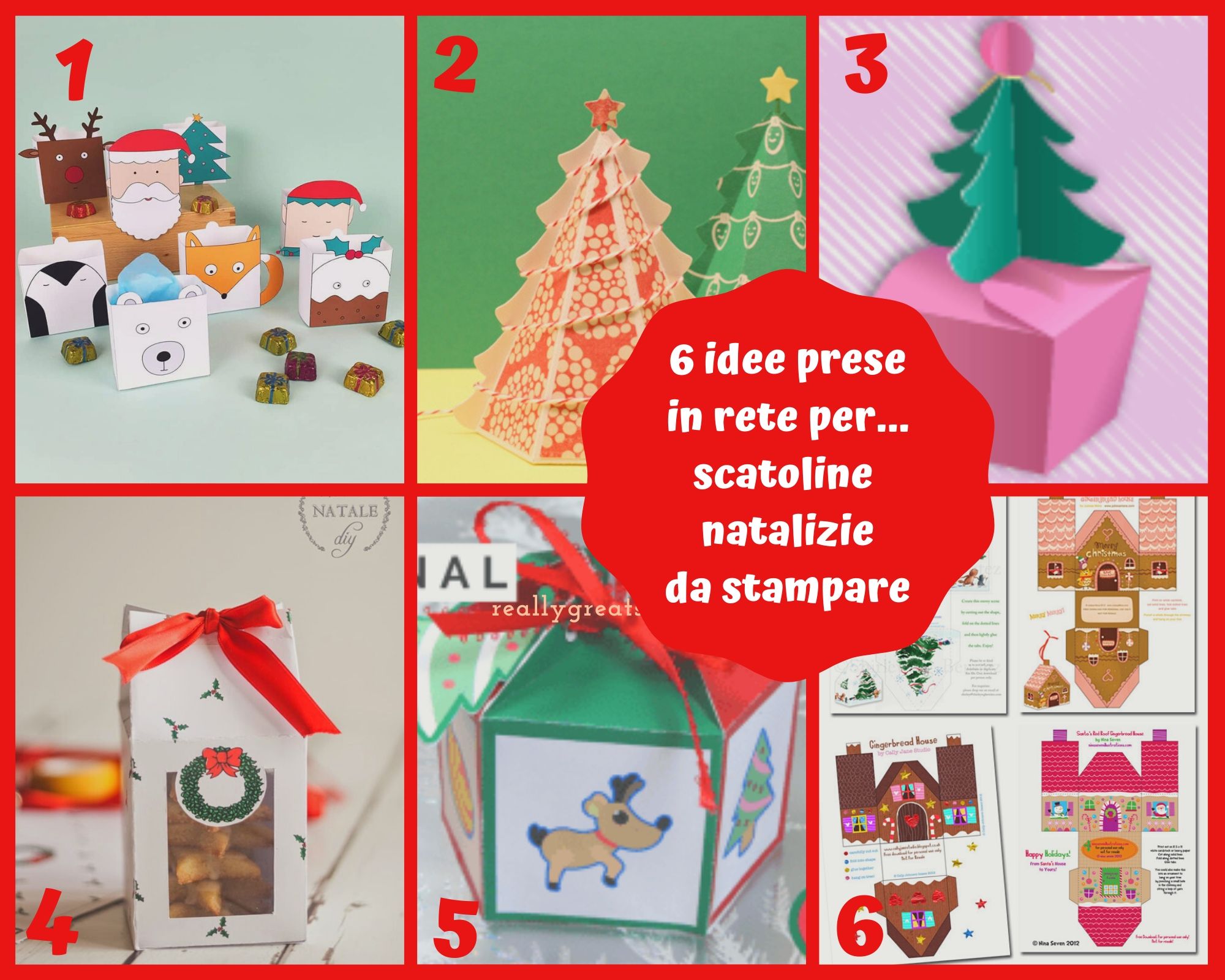 Segnaposto Natalizi Stampabili.Decorazioni Natale Fai Da Te