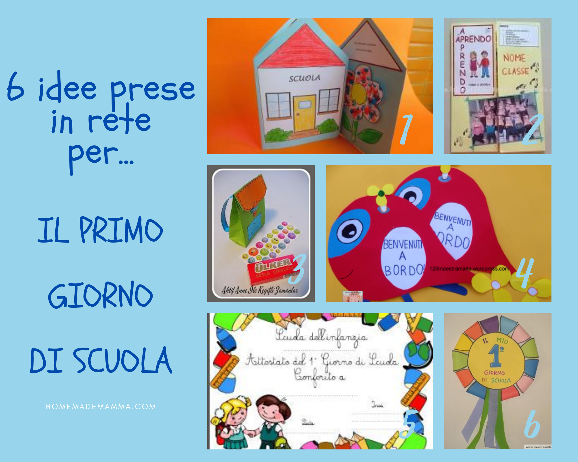 6 Idee Prese In Rete Per Il Primo Giorno Di Scuola