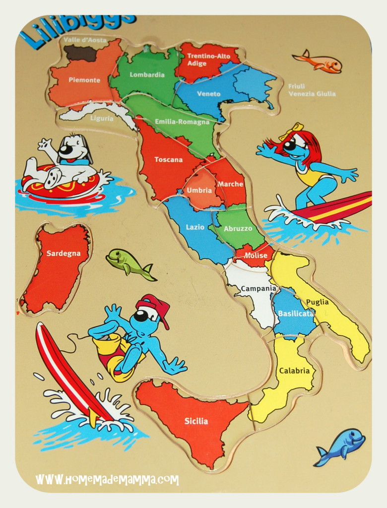 cartina italia puzzle