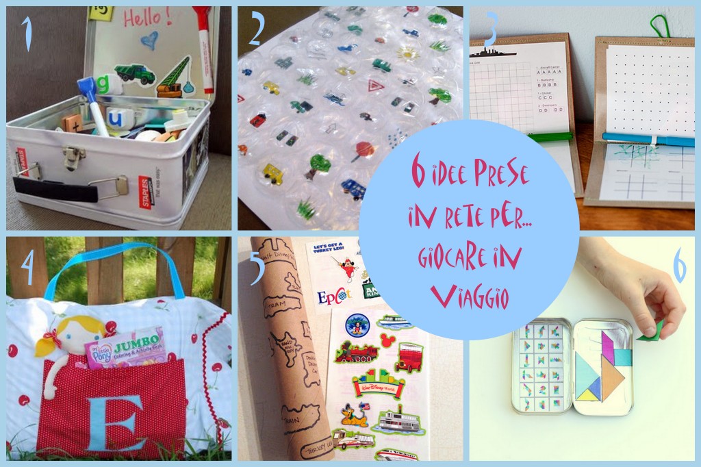 idee per realizzare giochi da viaggio per bambini