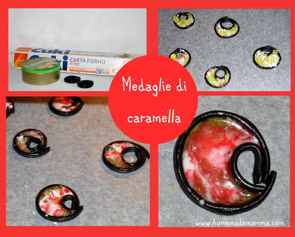 medaglie di caramella fatte in casa