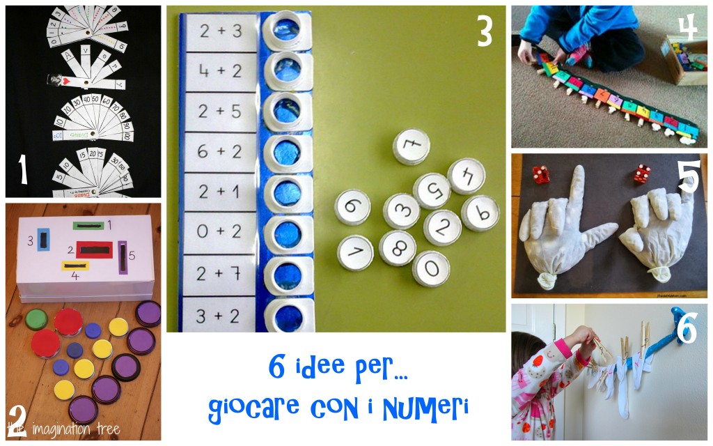 attività e giochi per imparare  i numeri addizioni sottazioni