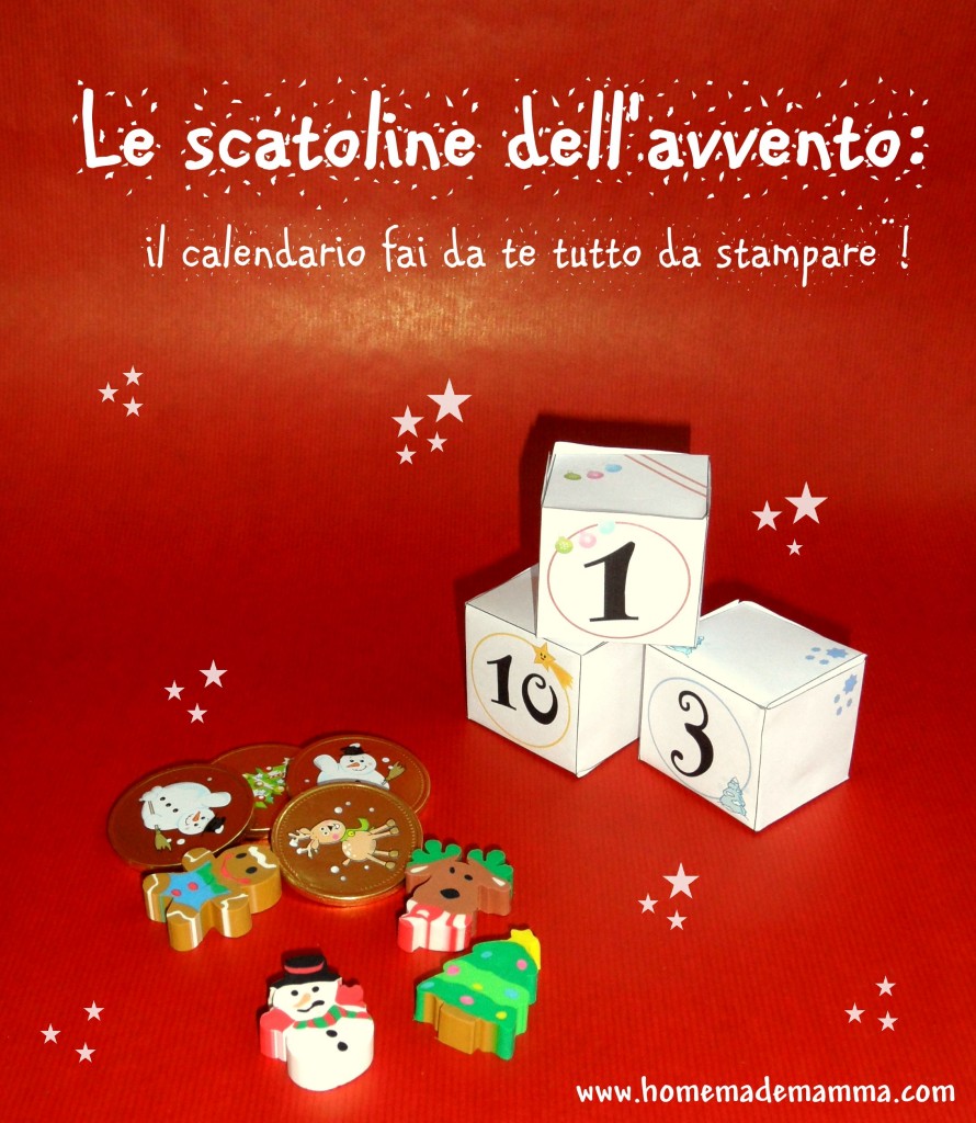 calendario avvento da stampare gratis