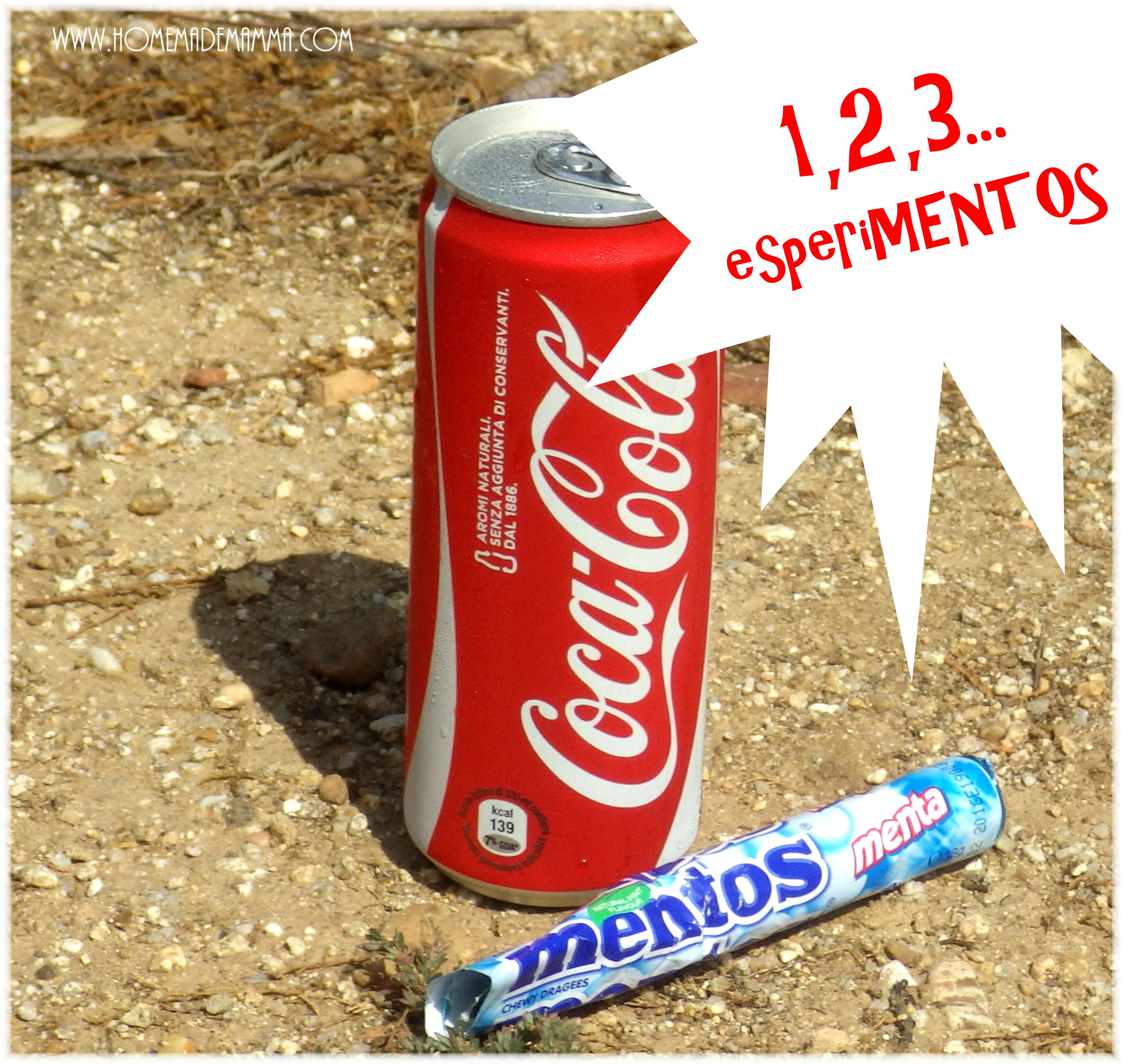 esperimento coca cola e mentos