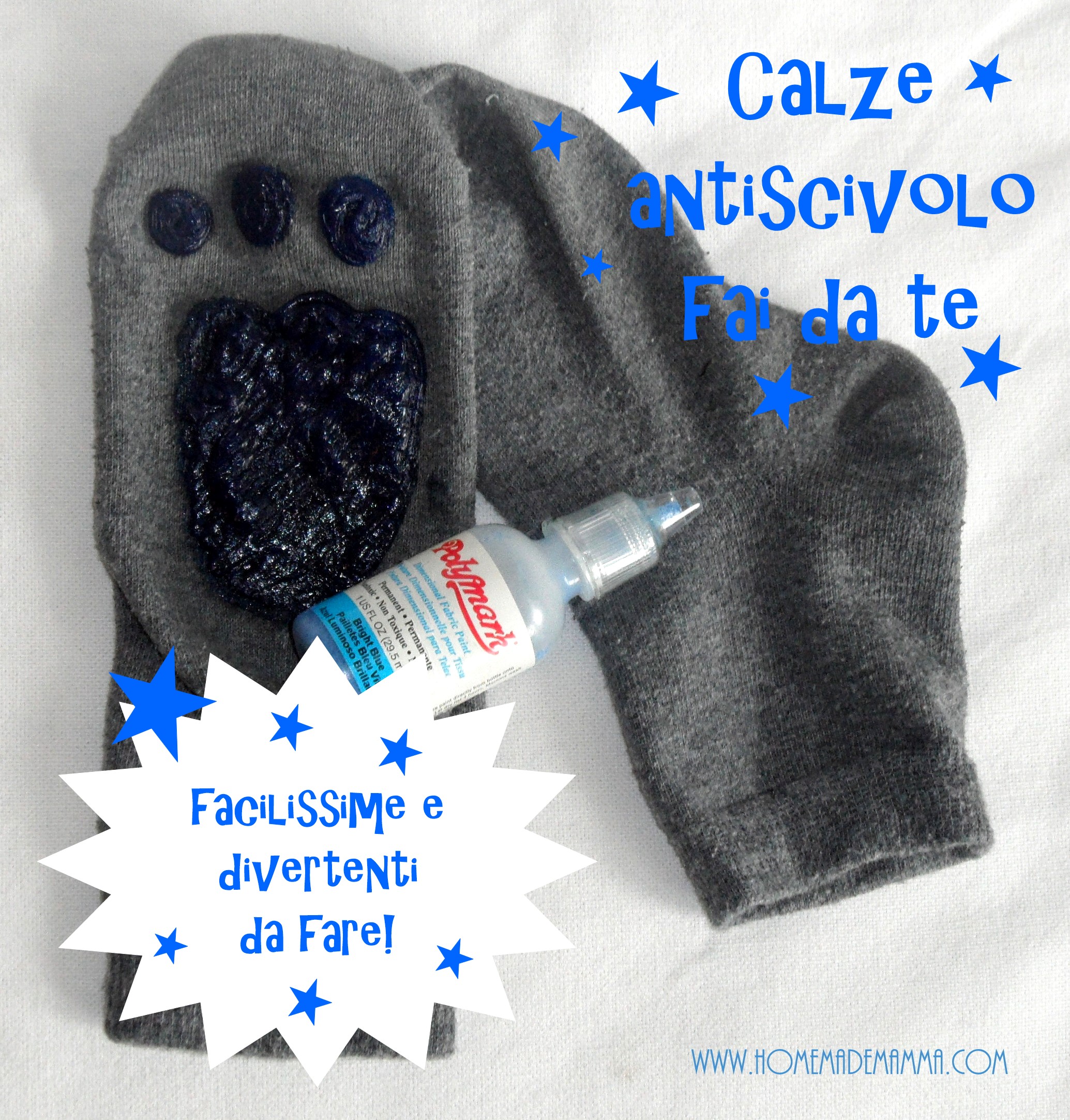 calze antiscivolo fai da te tutorial