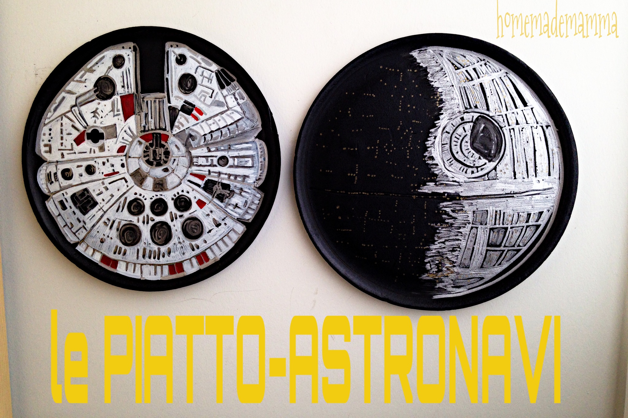 tutorial da piatti ad astronavi star wars