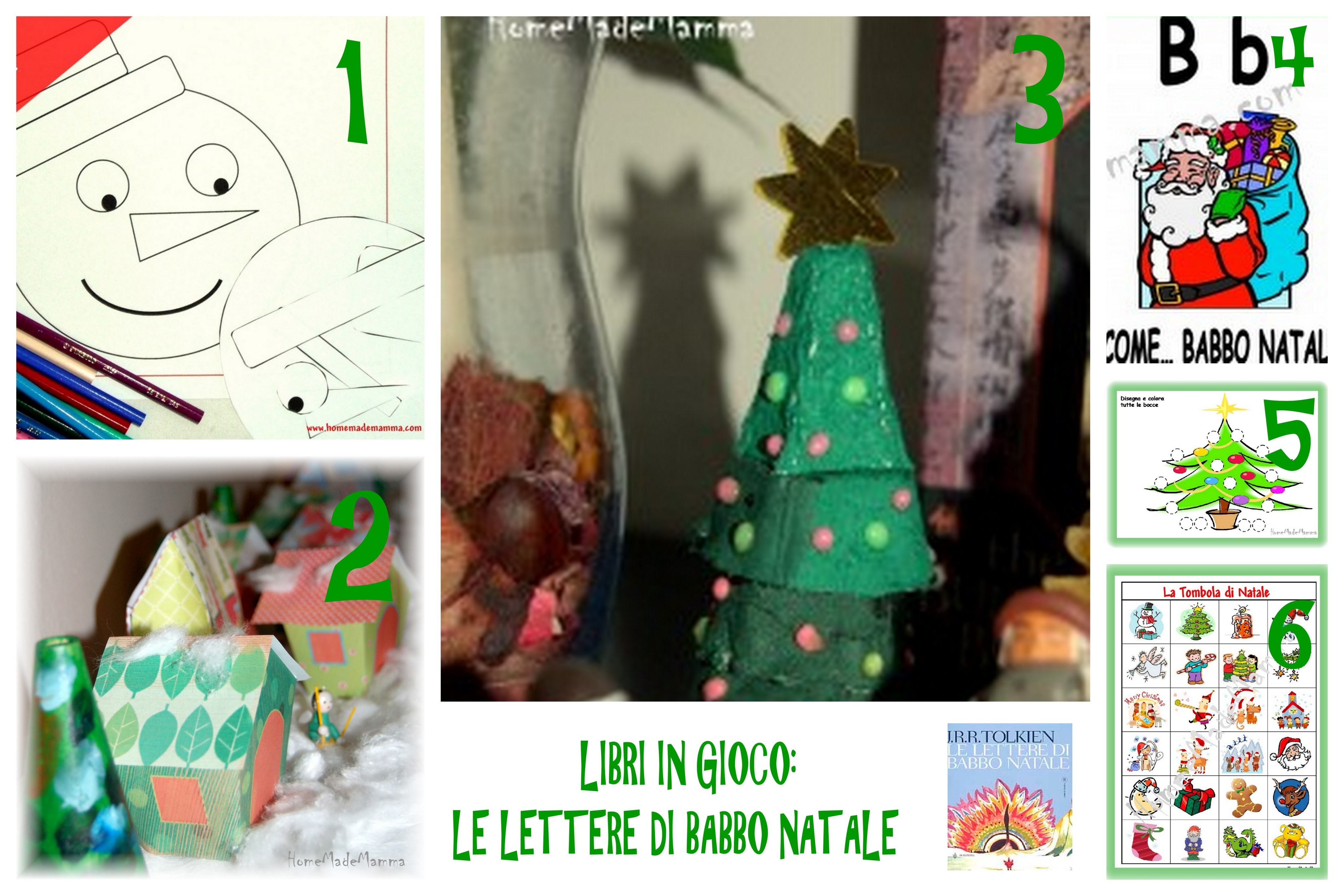 LIBRI IN GIOCO attivitä e giochi sulle orme del libro Lettere di Babbo Natale