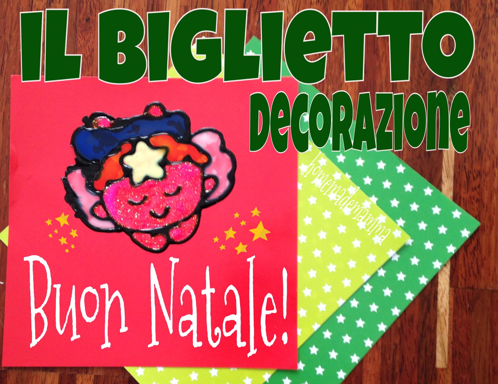 biglietto natale fai da te