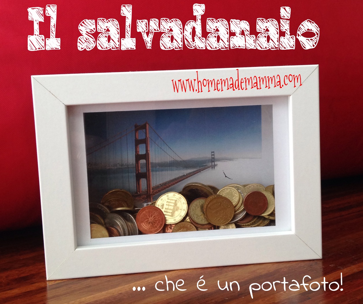 Il portafoto salvadanaio