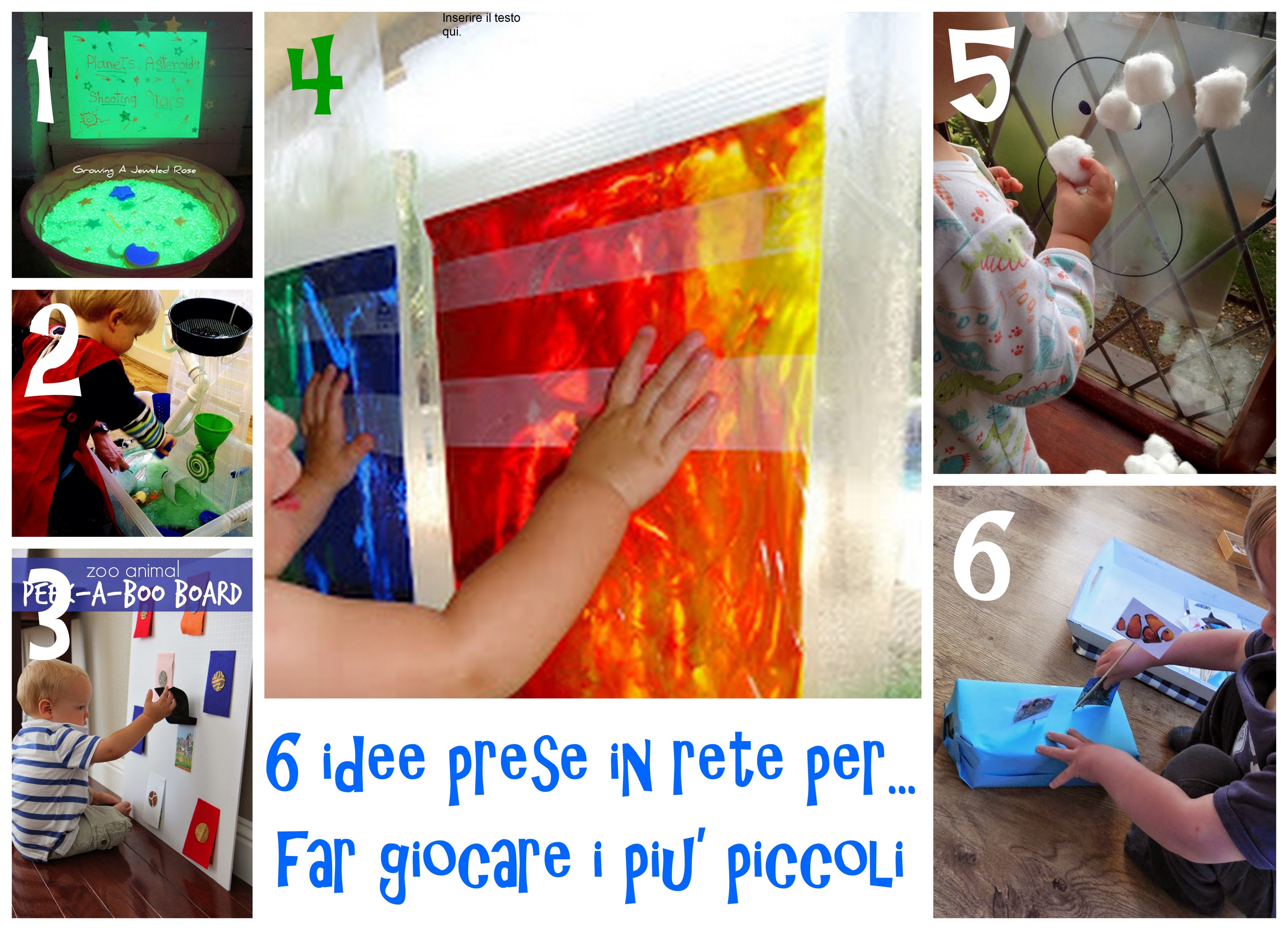 6idee per giocare con i piu' piccoli