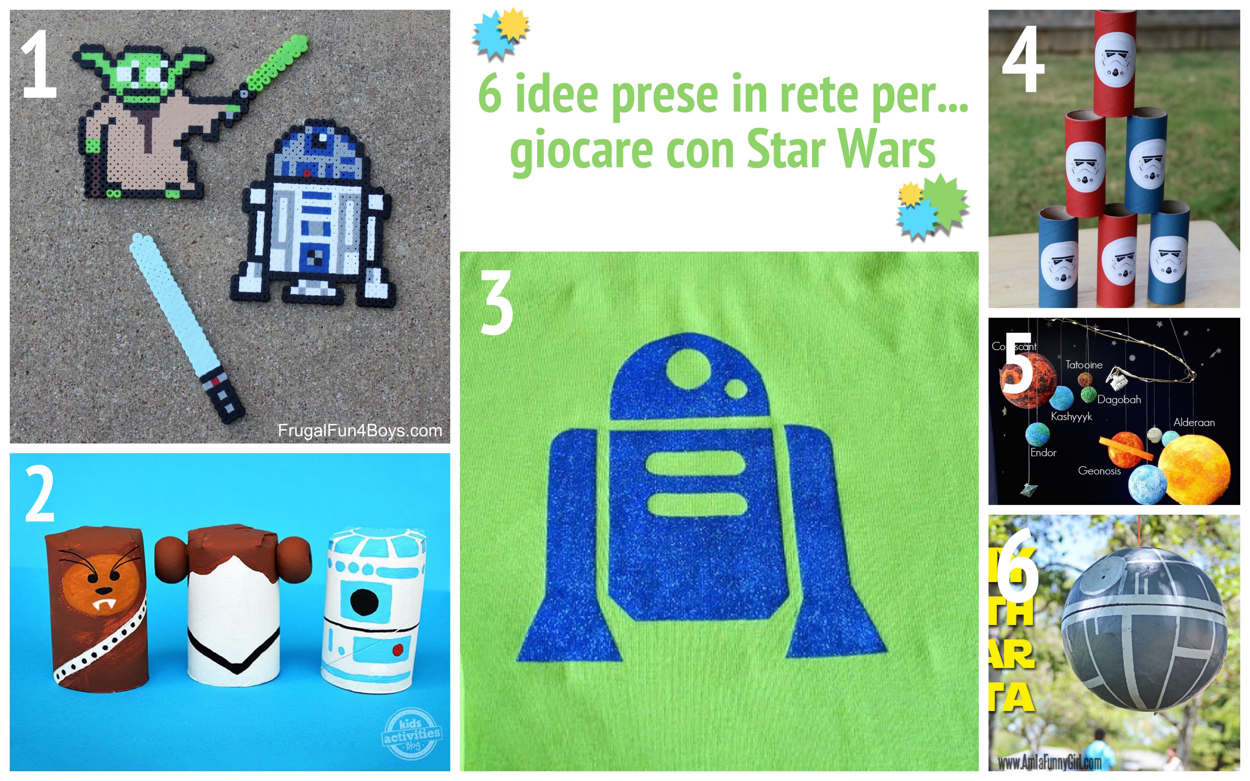 6 idee attività lavoretti star wars