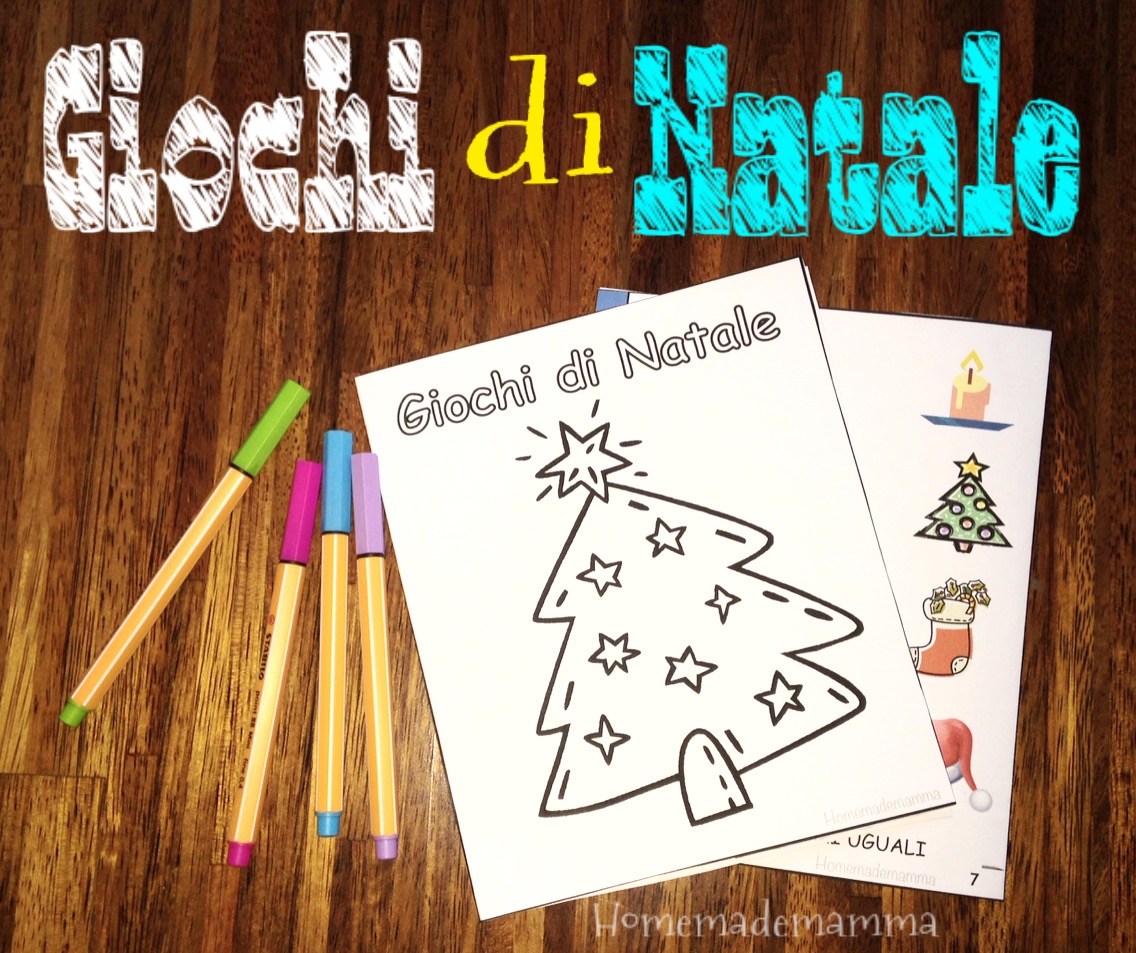 libro gioco da stampare natale