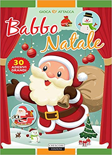 babbo natale adesivi