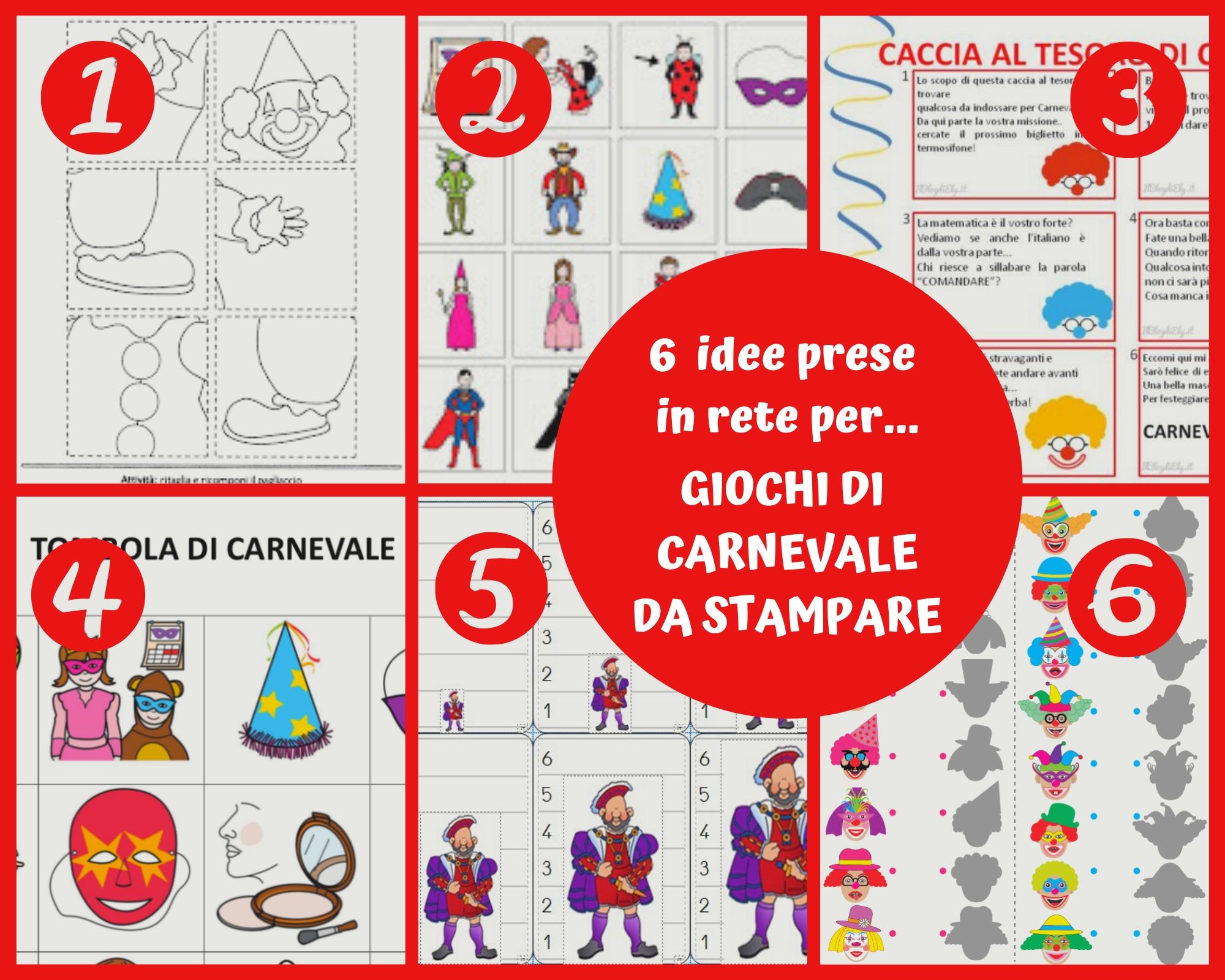 il negozio online, Giochi, Carnevale, Scuola