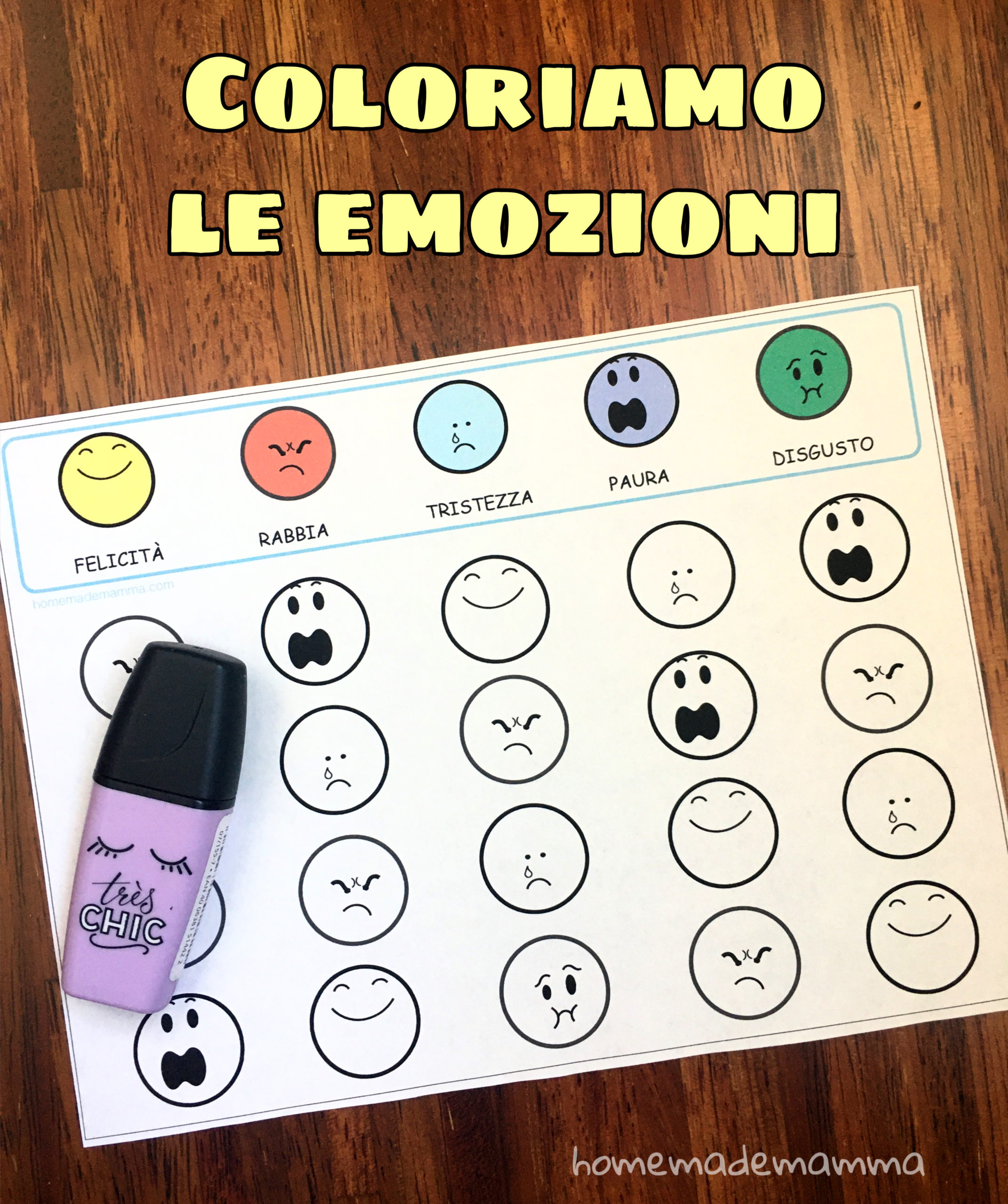 Creatività e chiacchiere: I colori delle emozioni  Emozioni, Emozioni età  prescolare, Attività motorie per bambini