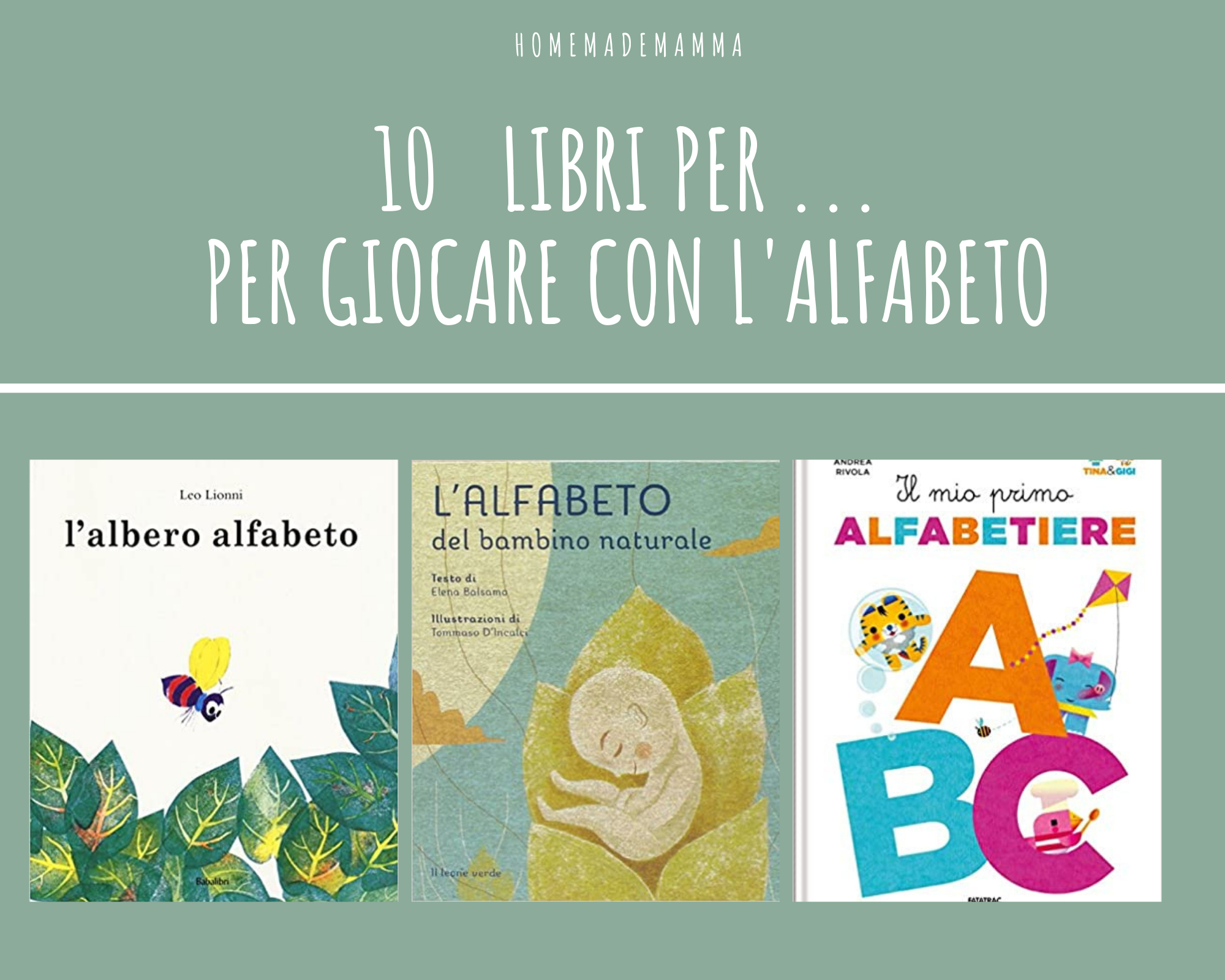 10 libri per… giocare con l'alfabeto