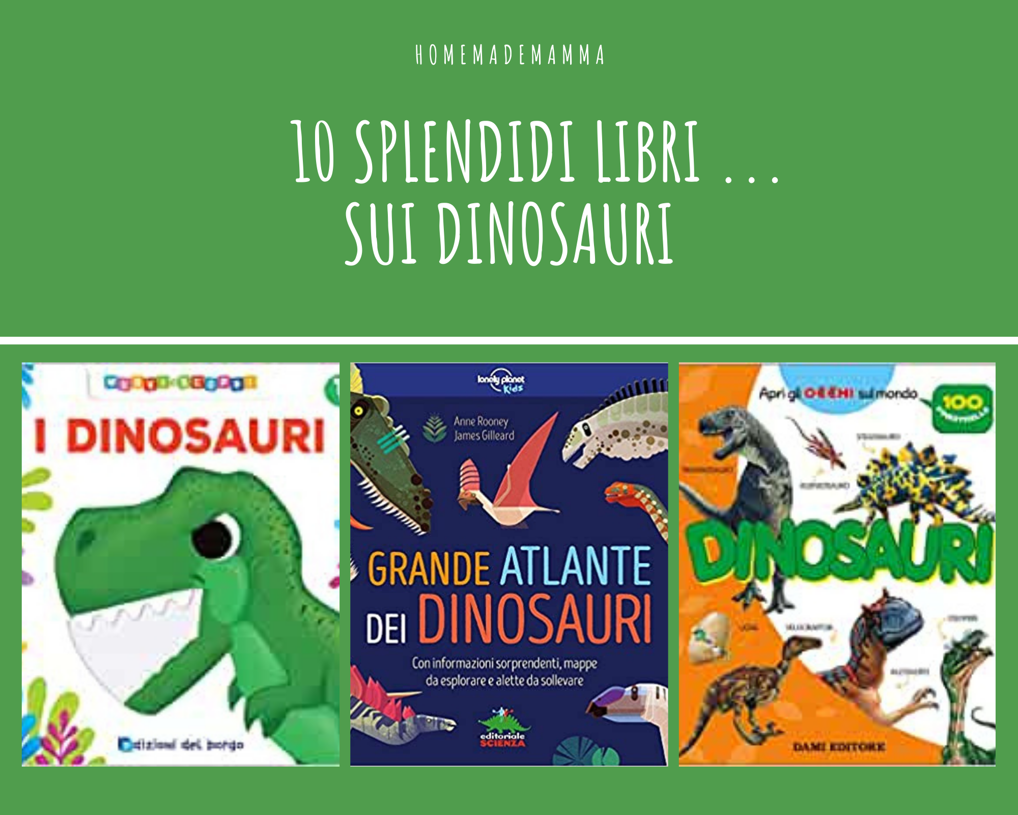 Libri per bambini sui dinosauri