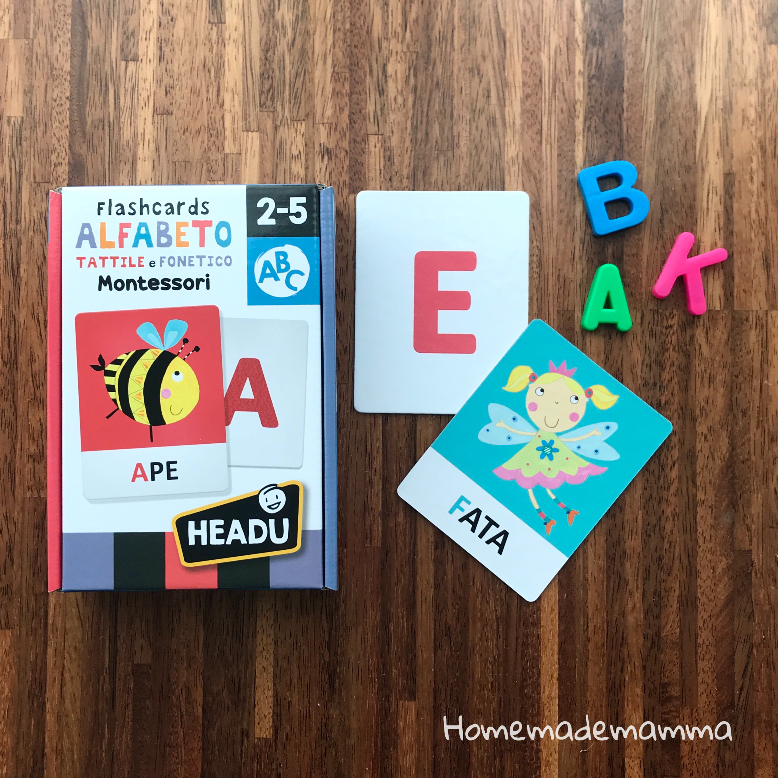 giochi headu flashcards montessori fonetiche tattili lettere