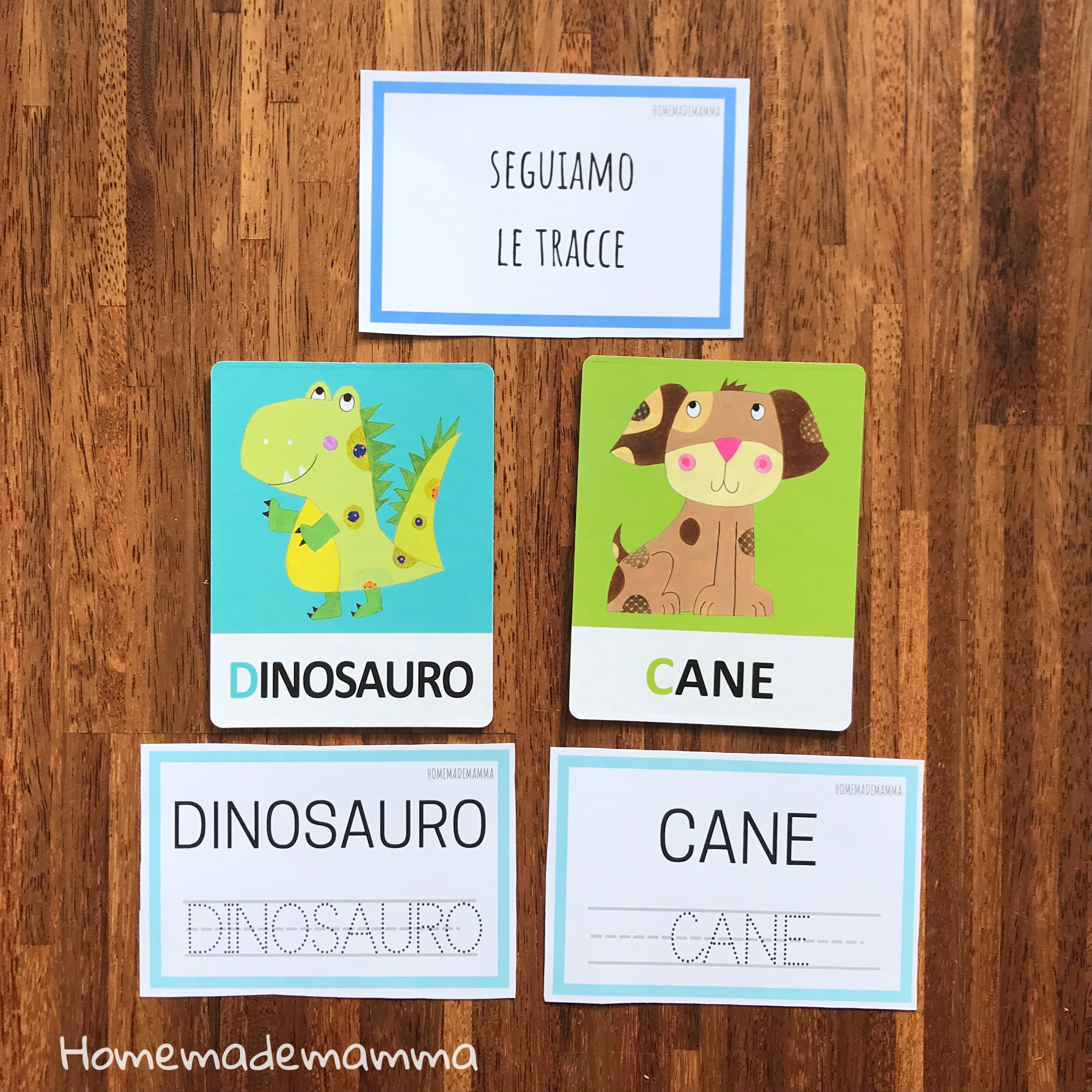 headu flashcards montessori lettere alfabeto