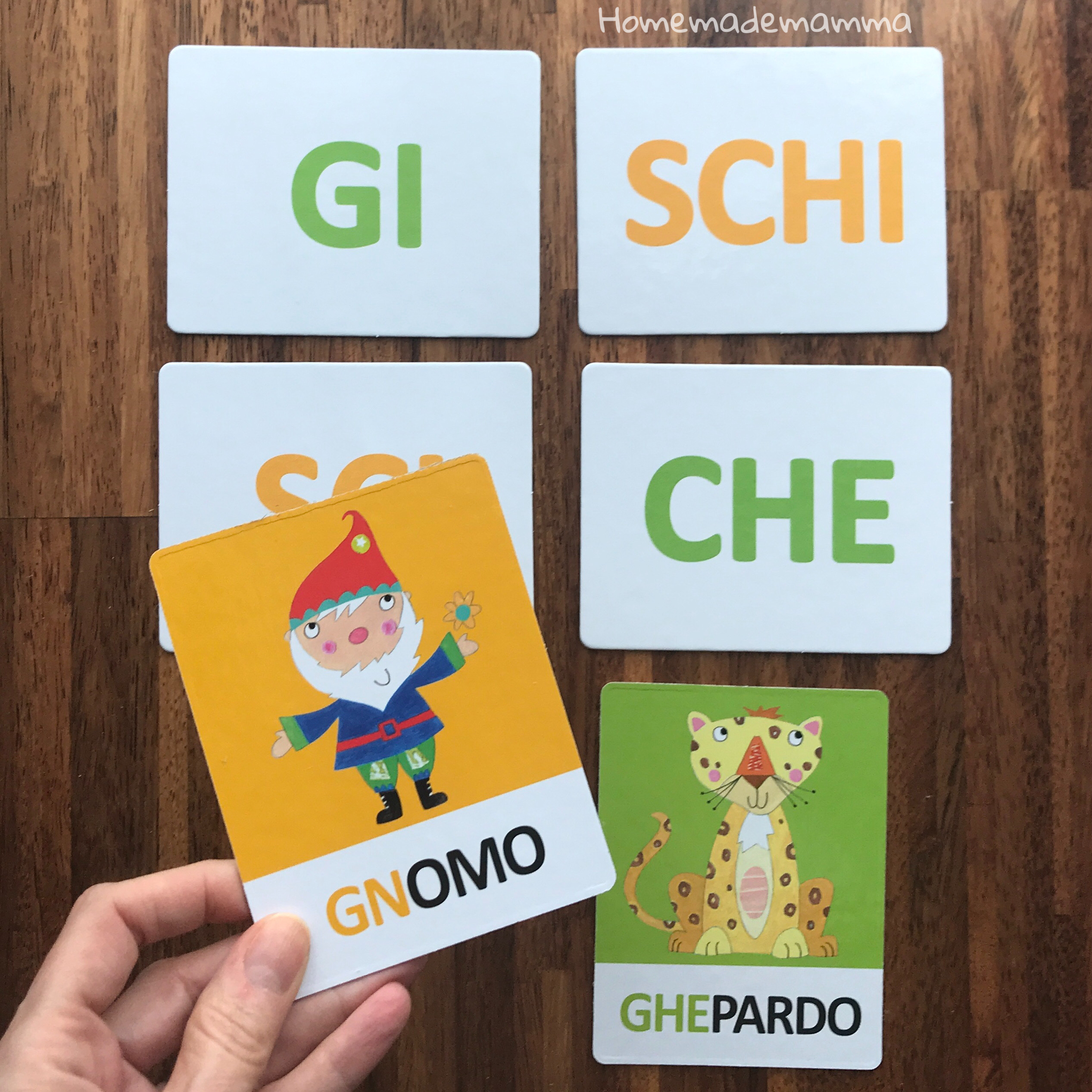 gioco headu flashcards montessori fonetiche tattili lettere bambini