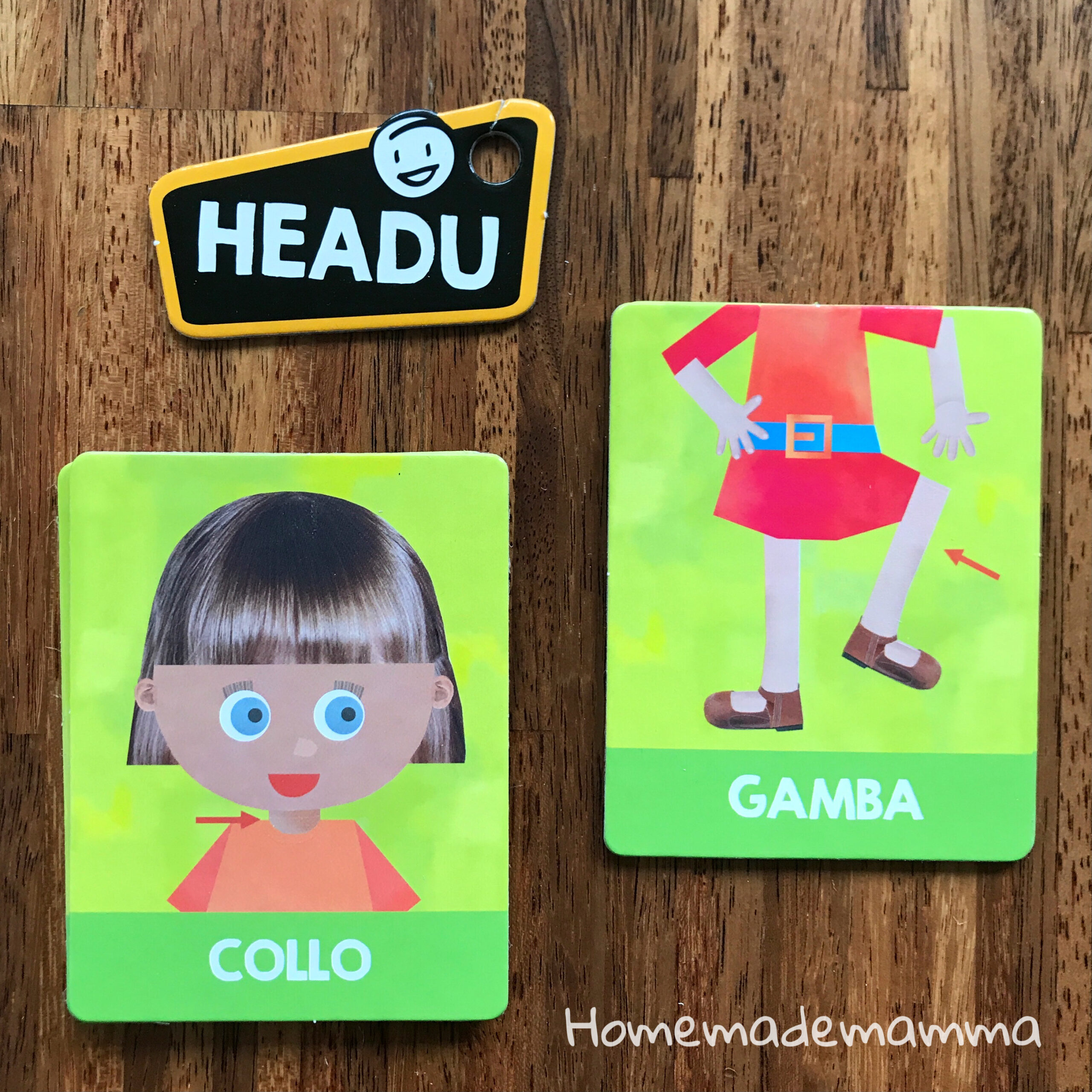 Gioco azioni emozioni Montessori Headu