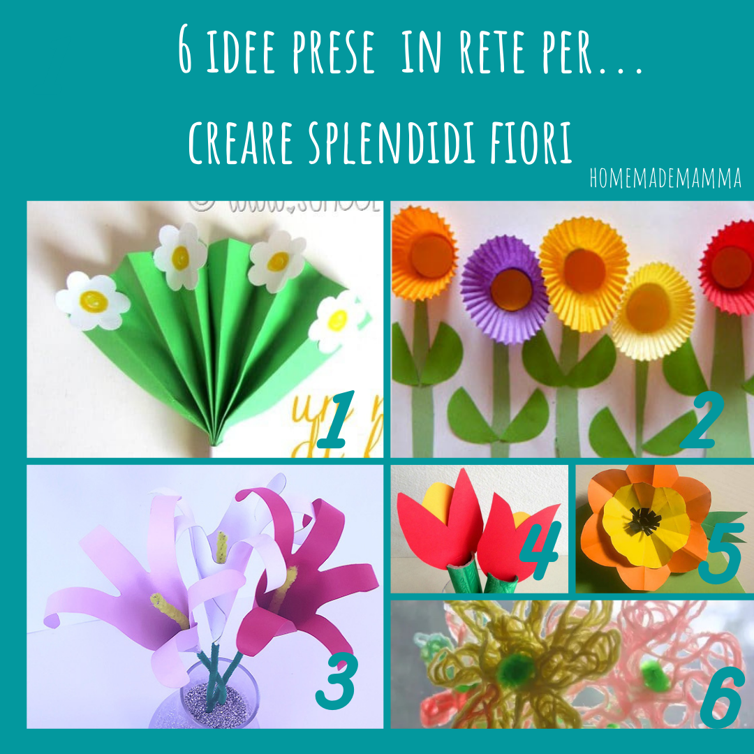 6 idee prese in rete per creare fiori lavoretti fiori