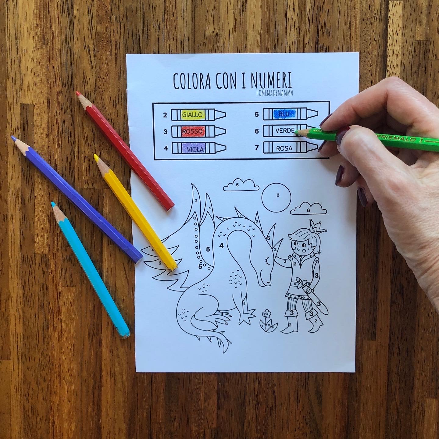 Coloriamo con i numeri