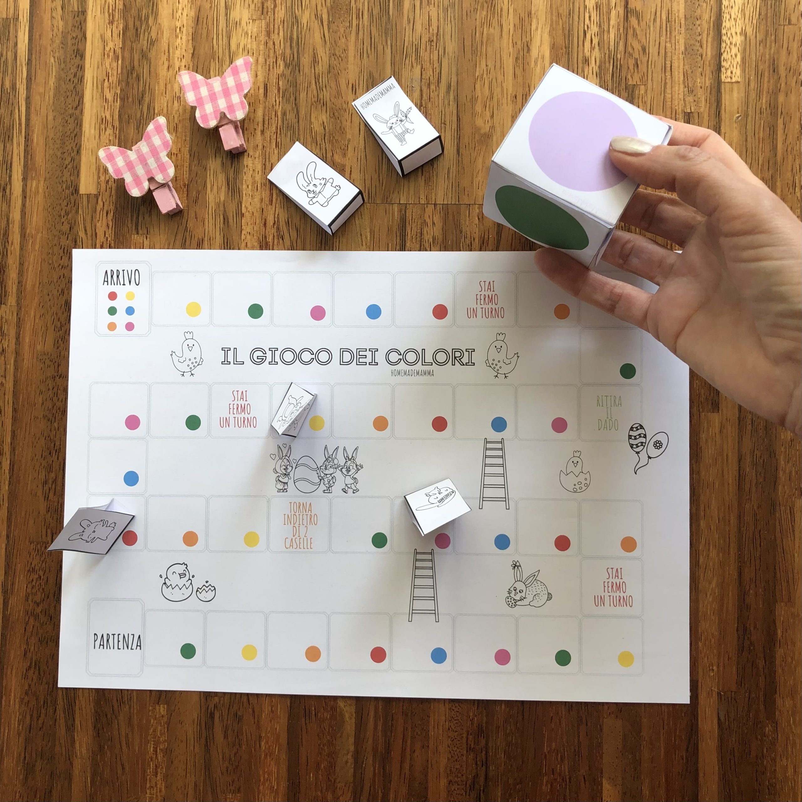 Il gioco dell'oca dei colori