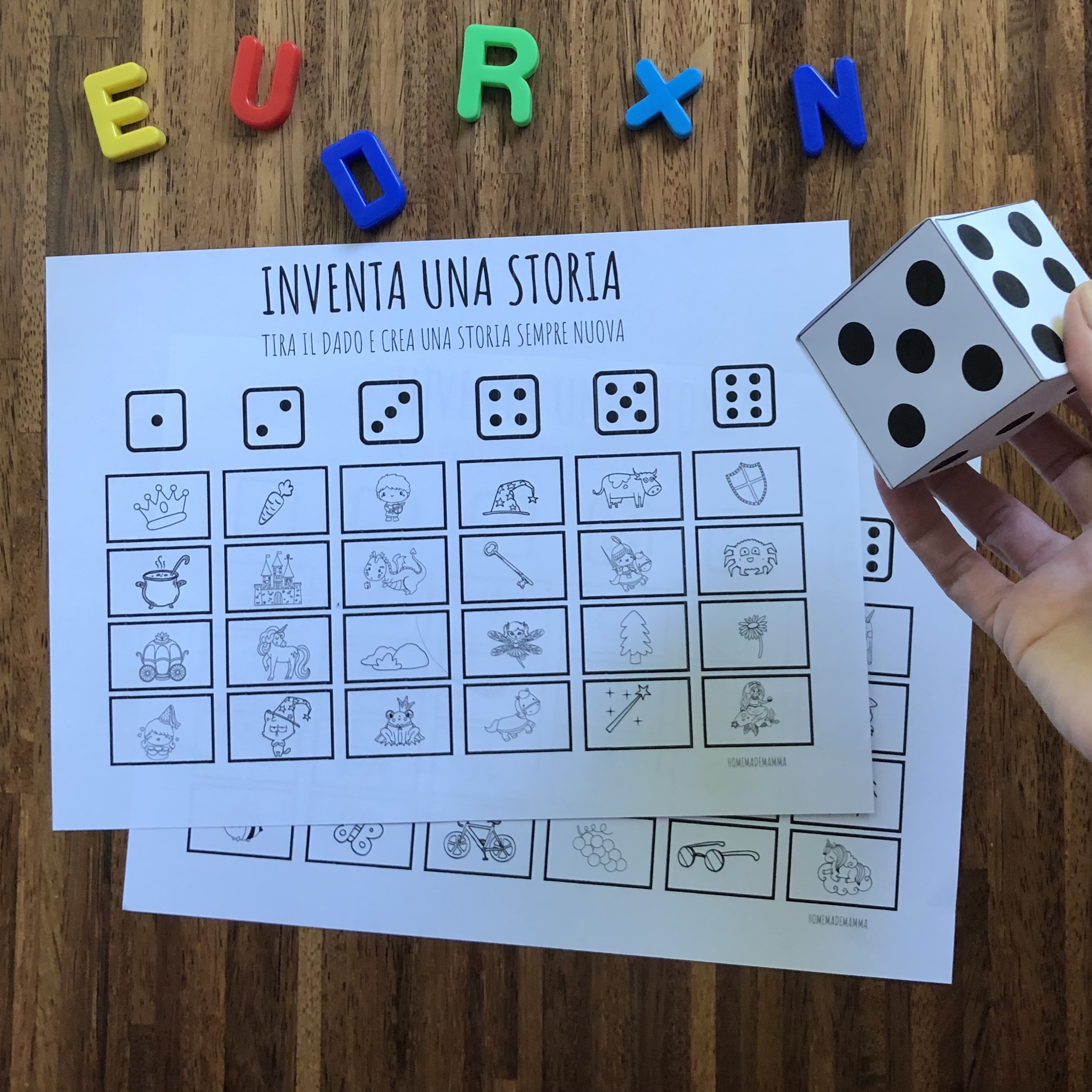 Tira i dadi: Giochi da Colorare con i Numeri (teacher made)